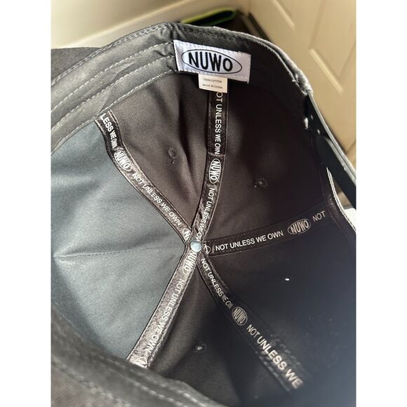 NUWO - BY Brent Faiyaz Embossed Snapback Hat - Black - OS - NEW - Picture 4 of 4